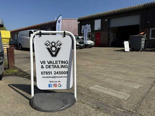 Contact-us-link-pic V8 Valeting & Detailing exterior of workshop